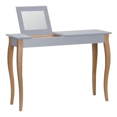 Šedý toaletní stolek se zrcadlem Ragaba Dressing Table, délka 105 cm