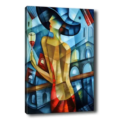 Obraz Tablo Center Cubistic Lady, 50 x 70 cm