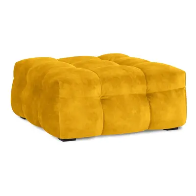 Žlutý sametový puf Windsor & Co Sofas Vesta