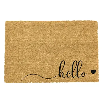 Rohožka z kokosového vlákna 40x60 cm Hello Scribble – Artsy Doormats