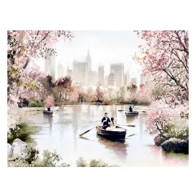 Obraz Styler Canvas Romantic Lake, 85 x 113 cm