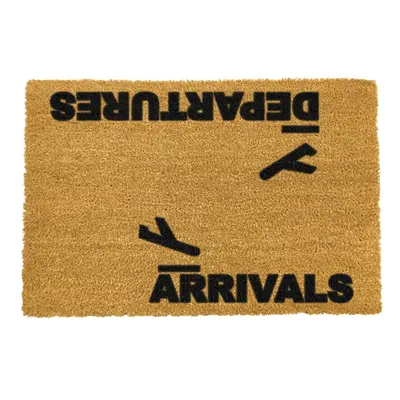 Rohožka z kokosového vlákna 40x60 cm Arrivals and Departures – Artsy Doormats