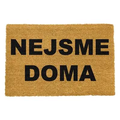 Rohožka z kokosového vlákna 40x60 cm Nejsme Doma – Artsy Doormats