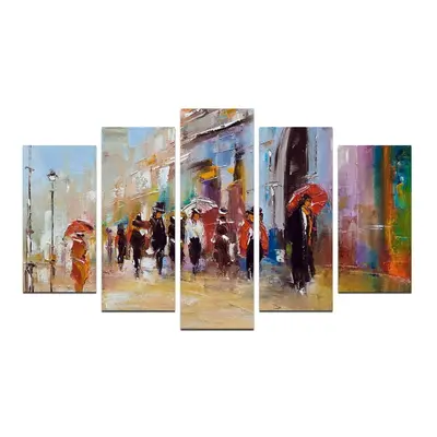 Obrazy v sadě 5 ks 20x60 cm – Wallity