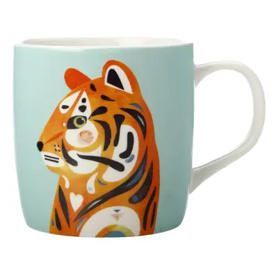 Modrý porcelánový hrnek Maxwell & Williams Pete Cromer Tiger, 375 ml