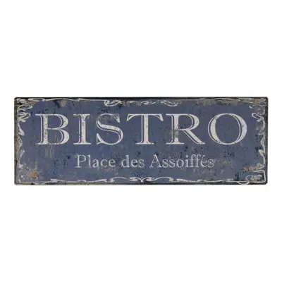 Kovová cedule 40x14 cm Bistro – Antic Line