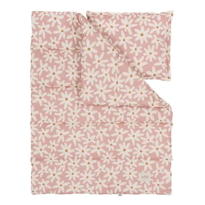 Růžová souprava do postýlky Blush Daisies – Malomi Kids