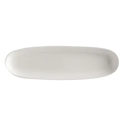 Bílý porcelánový servírovací talíř Maxwell & Williams Basic, 30 x 9 cm