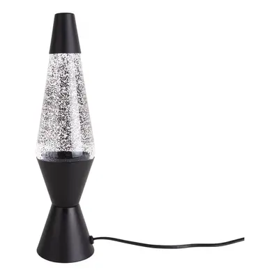 Černá stolní lampa Leitmotiv Glitter