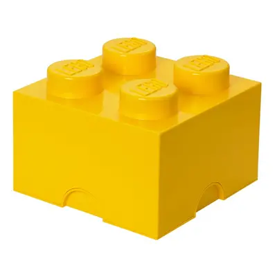 Žlutý úložný box čtverec LEGO®