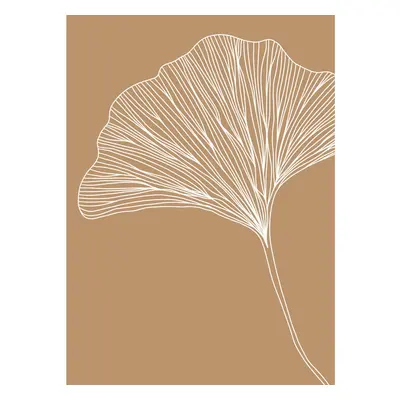 Plakát 29x41 cm Gingko – Veronika Boulová