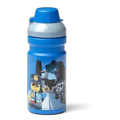 Dětská modrá láhev na vodu LEGO® City, 390 ml