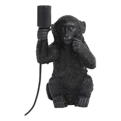 Černá stolní lampa (výška 34 cm) Monkey – Light & Living