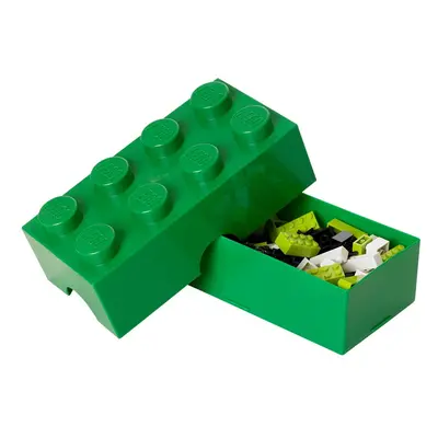 Tmavě zelený svačinový box LEGO®