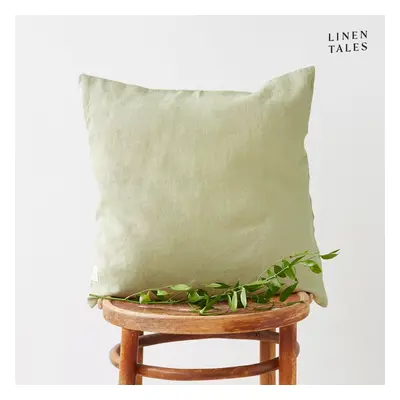 Lněný povlak na polštář 40x40 cm Sage – Linen Tales