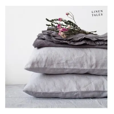 Lněný povlak na polštář 80x80 cm Light Grey – Linen Tales