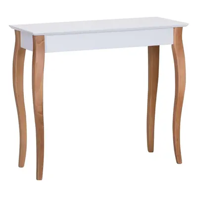 Bílý odkládací stolek Ragaba Console, délka 85 cm