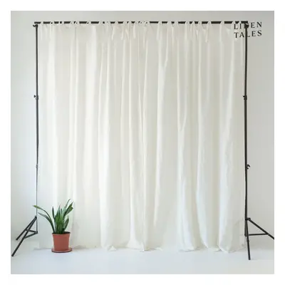 Bílý závěs 140x170 cm Night Time – Linen Tales