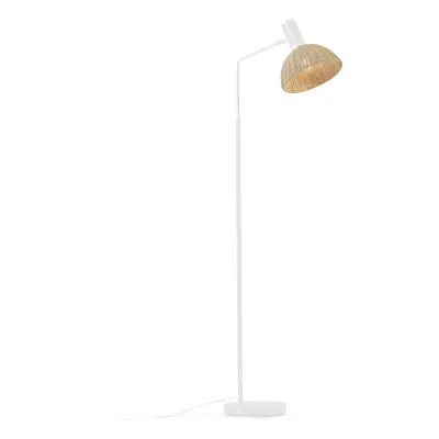 Stojací lampa v přírodní barvě s ratanovým stínidlem (výška 157 cm) Damila – Kave Home