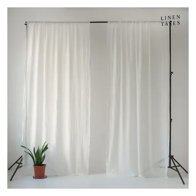 Bílá záclona 130x170 cm Daytime – Linen Tales