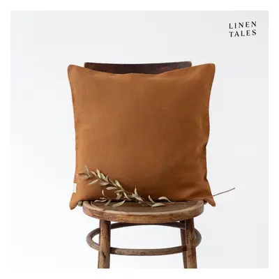 Lněný povlak na polštář 40x40 cm Hazelnut – Linen Tales