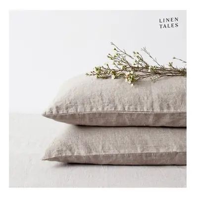 Lněný povlak na polštář 80x80 cm Natural – Linen Tales