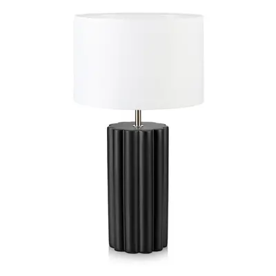 Černá stolní lampa Markslöjd Column, výška 44 cm