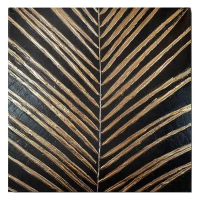 Ručně malovaný obraz 70x70 cm Palm Leaf – Wallity