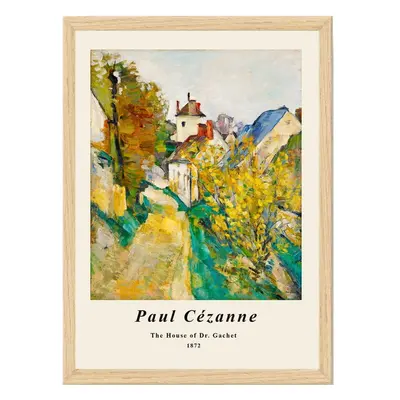 Plakát v rámu 35x45 cm Paul Cézanne – Wallity