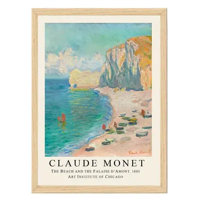 Plakát v rámu 55x75 cm Claude Monet – Wallity