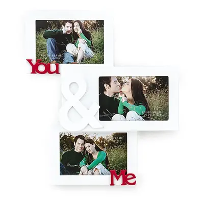 Dřevěný nástěnný fotorámeček Tomasucci You And Me, pro fotografie 10 x 15 cm