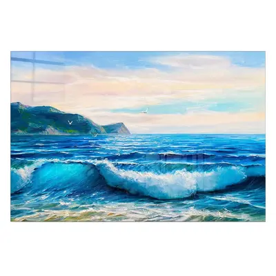 Skleněný obraz 70x50 cm Horizon – Wallity