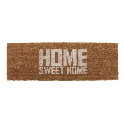 Rohožka s bílým nápisem PT LIVING Home Sweet Coir, 75 x 26 cm