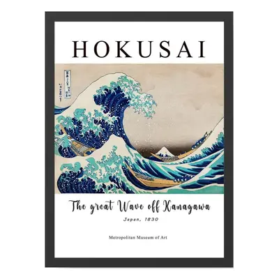 Obraz 35x45 cm Hokusai – Wallity