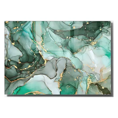 Skleněný obraz 100x70 cm Turquoise – Wallity