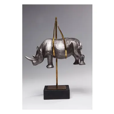 Dekorace Kare Design Hanging Rhino, výška 43 cm