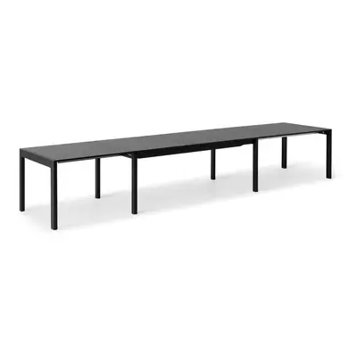 Rozkládací jídelní stůl s černou deskou 96x220 cm Join by Hammel – Hammel Furniture