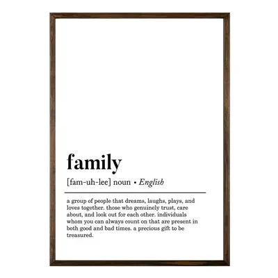 Plakát 50x70 cm Family – Wallity