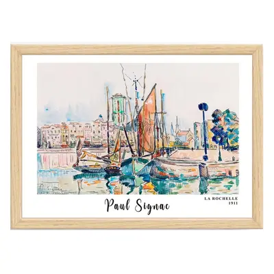 Plakát v rámu 45x35 cm Paul Signac – Wallity