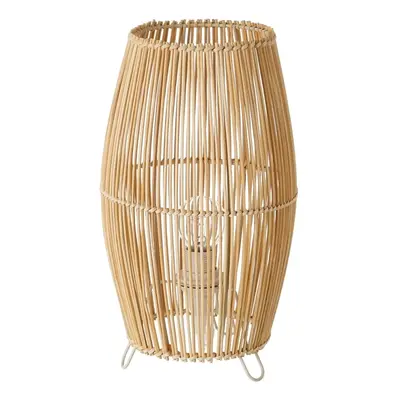 Bambusová stolní lampa v přírodní barvě s bambusovým stínidlem (výška 29 cm) Natural Way – Casa 