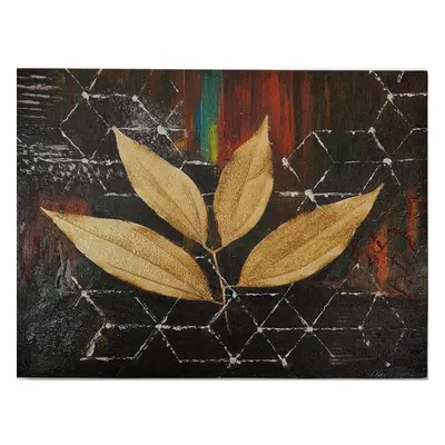 Ručně malovaný obraz 100x70 cm Leaf – Wallity