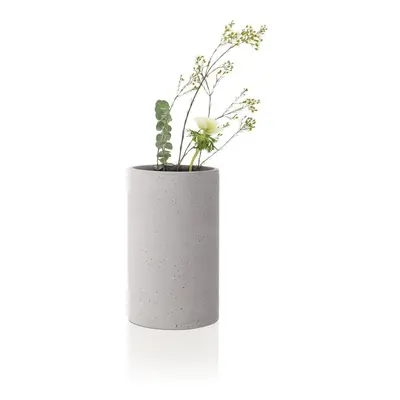 Světle šedá váza Blomus Bouquet, výška 20 cm