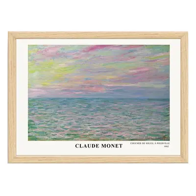 Plakát v rámu 45x35 cm Claude Monet – Wallity