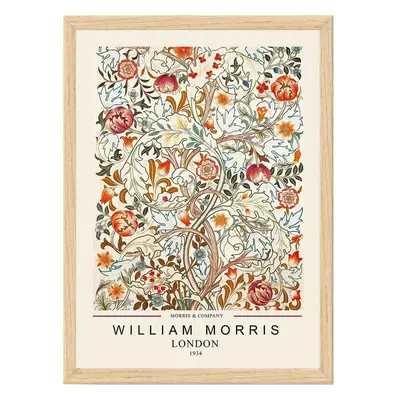 Plakát v rámu 55x75 cm William Morris – Wallity