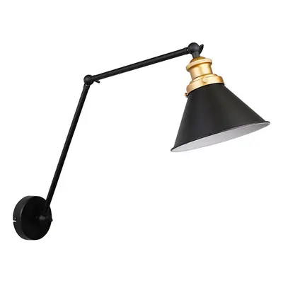 Černé kovové nástěnné svítidlo Fundo – Candellux Lighting