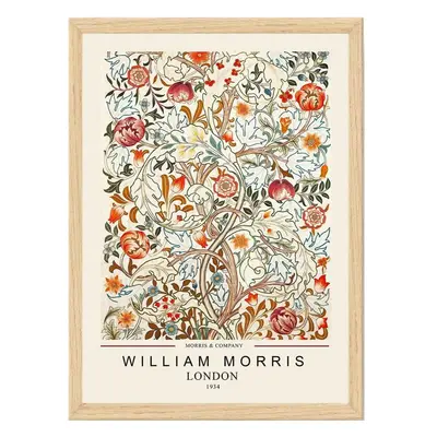 Plakát v rámu 35x45 cm William Morris – Wallity