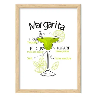 Plakát v rámu 40x55 cm Margarita – Wallity