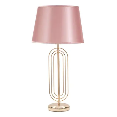 Růžová stolní lampa Mauro Ferretti Krista, výška 64 cm