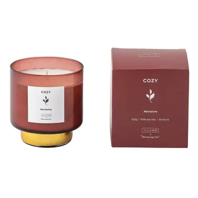 Vonná svíčka doba hoření 50 h Cozy Nectarine – ILLUME x Bloomingville