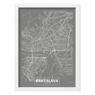 Obraz 40x55 cm Bratislava – Wallity